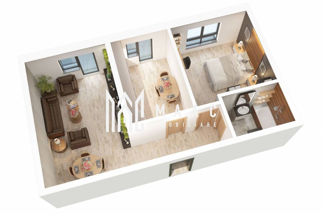 Vanzare apartament  2 CAMERE in Sibiu, Hipodrom 4, 67.38 mp