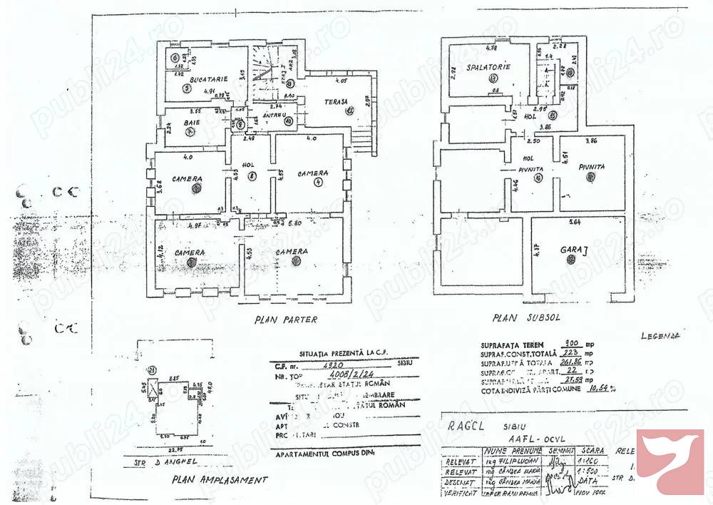Vanzare apartament  4 CAMERE in Sibiu, 120 mp