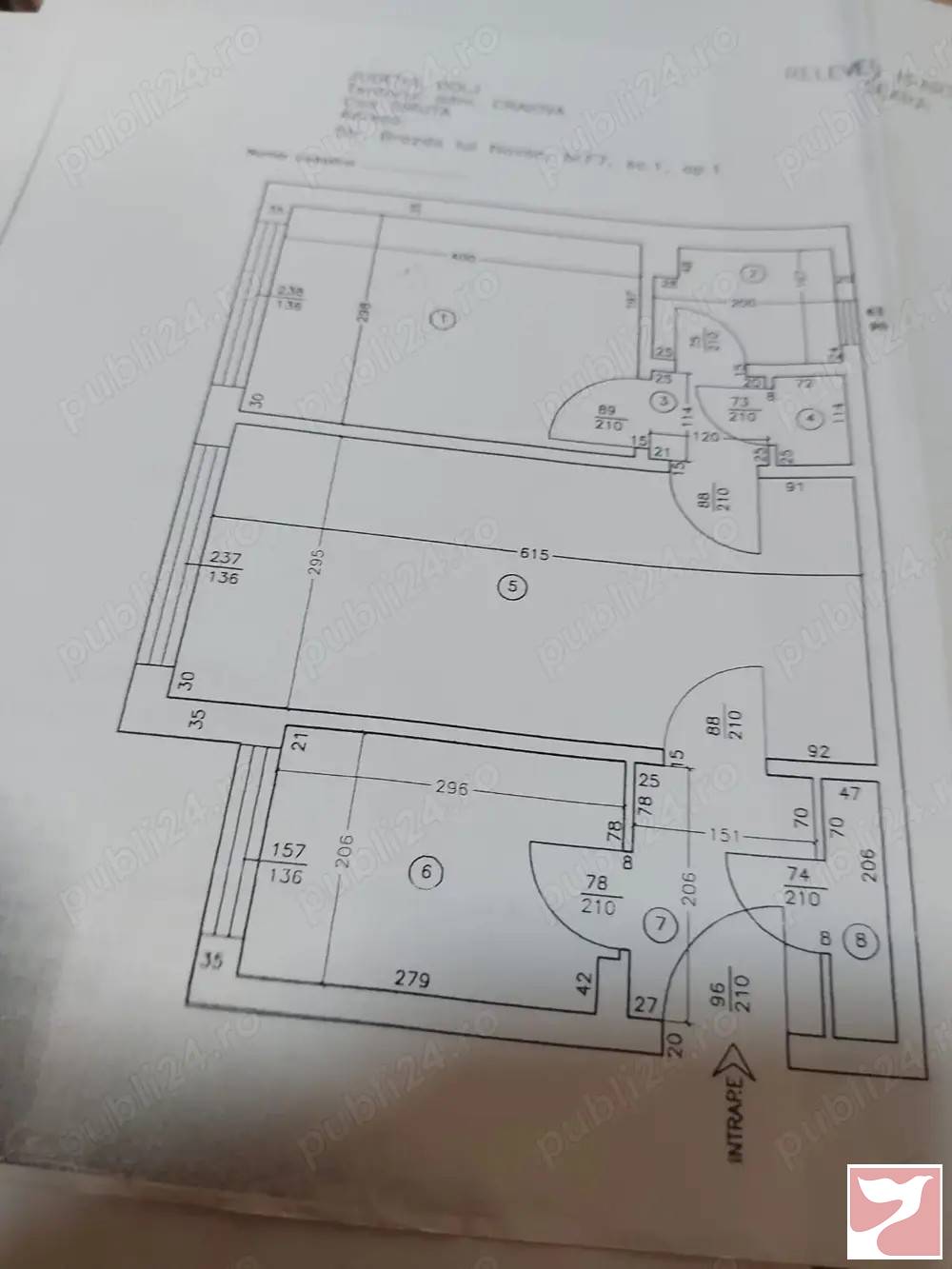 Vanzare apartament  2 CAMERE in Craiova, Brazda lui Novac, 45 mp