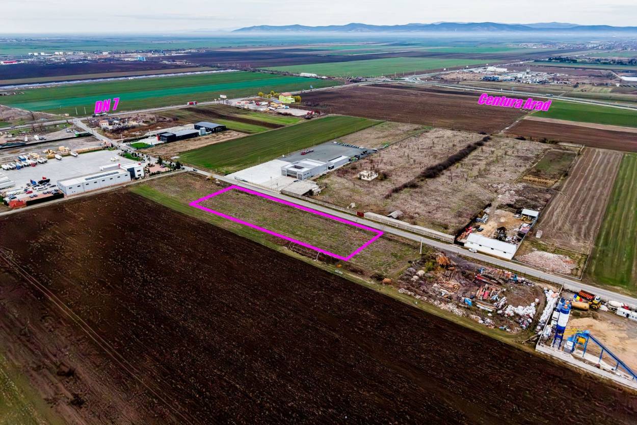 Vanzare teren, in Arad, Est, 7000 mp