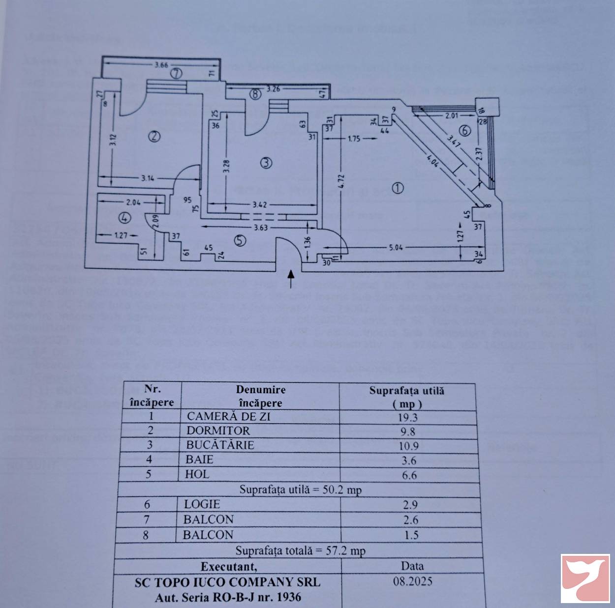 Vanzare apartament  2 CAMERE in Drobeta-Turnu Severin, 57 mp