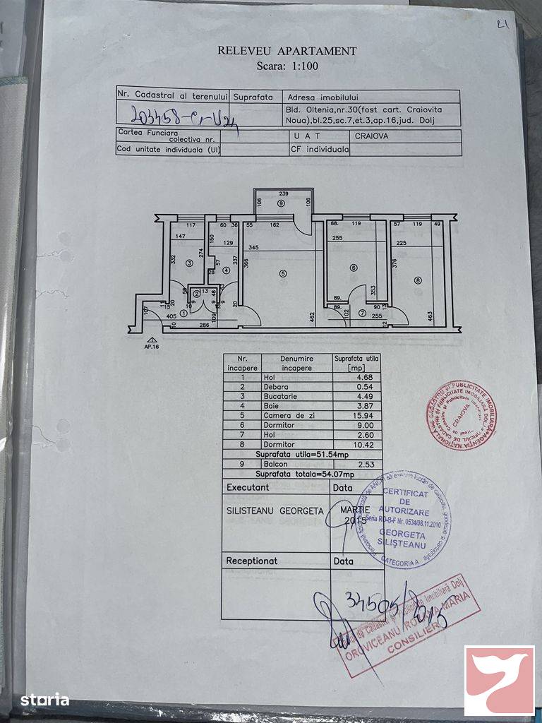 Vanzare apartament  3 CAMERE in Craiova