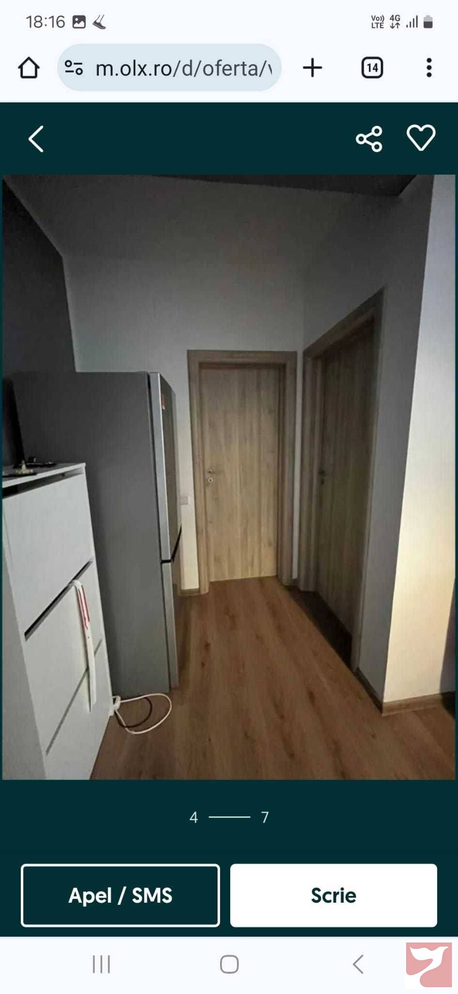 Inchiriere apartament  2 CAMERE in Chiajna, 40 mp