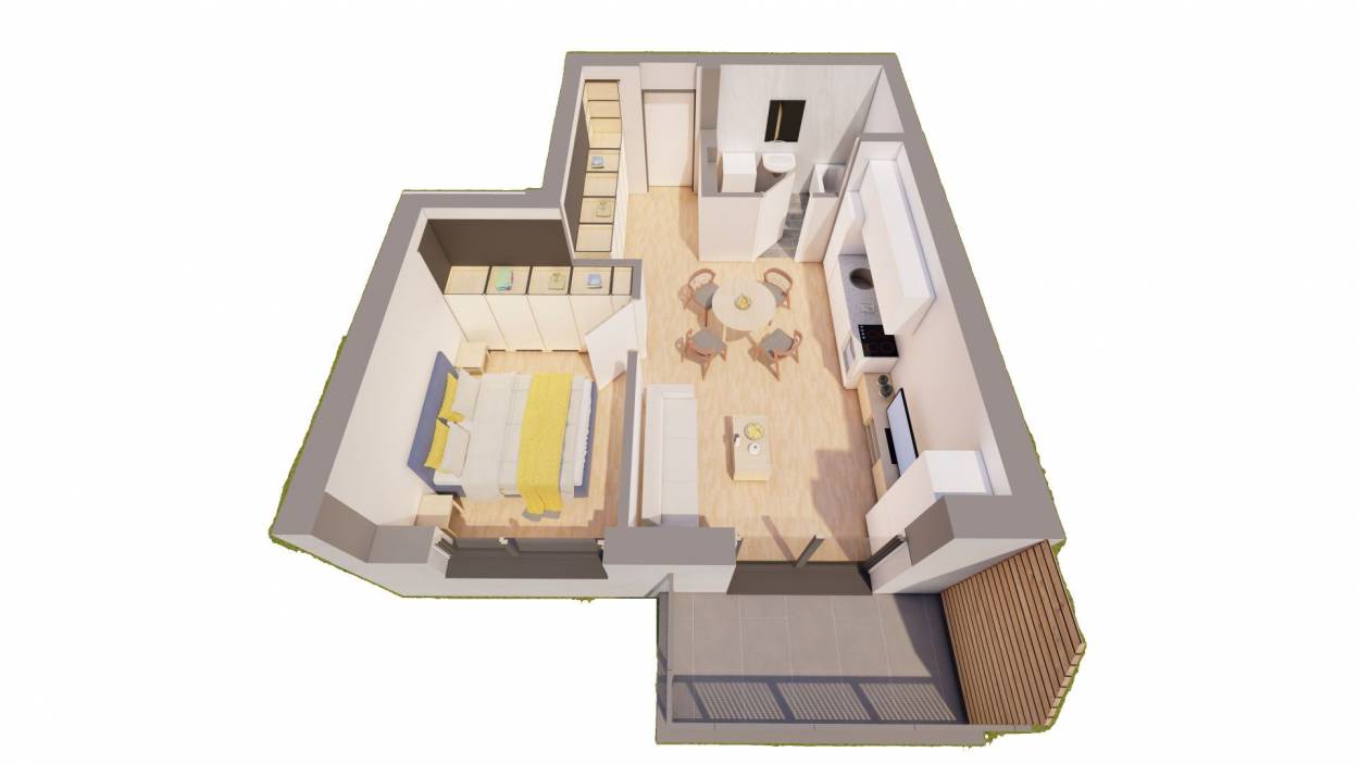 Vanzare apartament  2 CAMERE in Arad, UTA, 55 mp