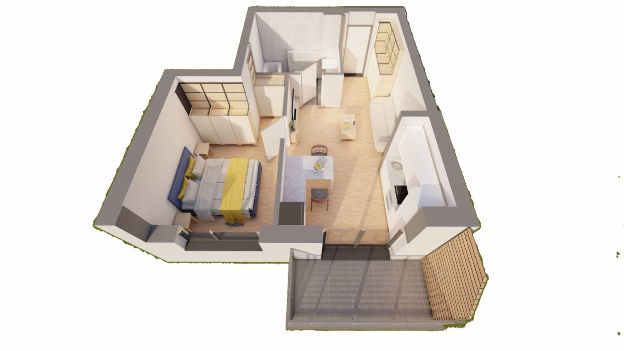 Vanzare apartament  2 CAMERE in Arad, UTA, 55 mp