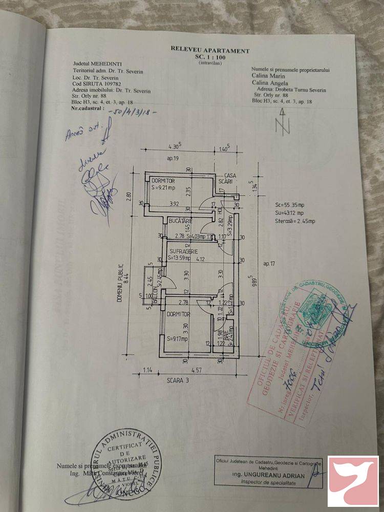 Vanzare apartament  3 CAMERE in Drobeta-Turnu Severin